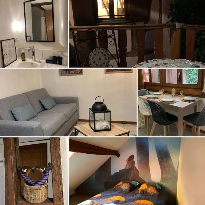 La Sorciere In A Typical Alsatian House Apartment Rouffach Exterior photo